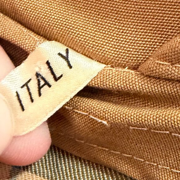 Vintage Baracuta Tan Car Coat – Made in Italy – Tartan Lined - Picture 4 of 12